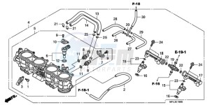 CBR1000RR9 Australia - (U / MK) drawing THROTTLE BODY