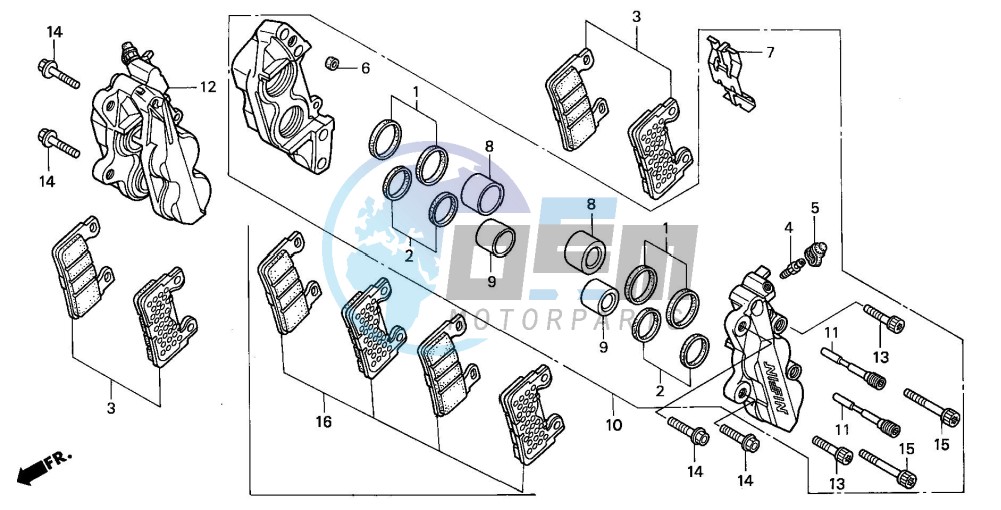 FRONT BRAKE CALIPER