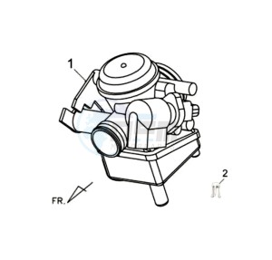 COMBIZ 50 drawing CARBURATOR