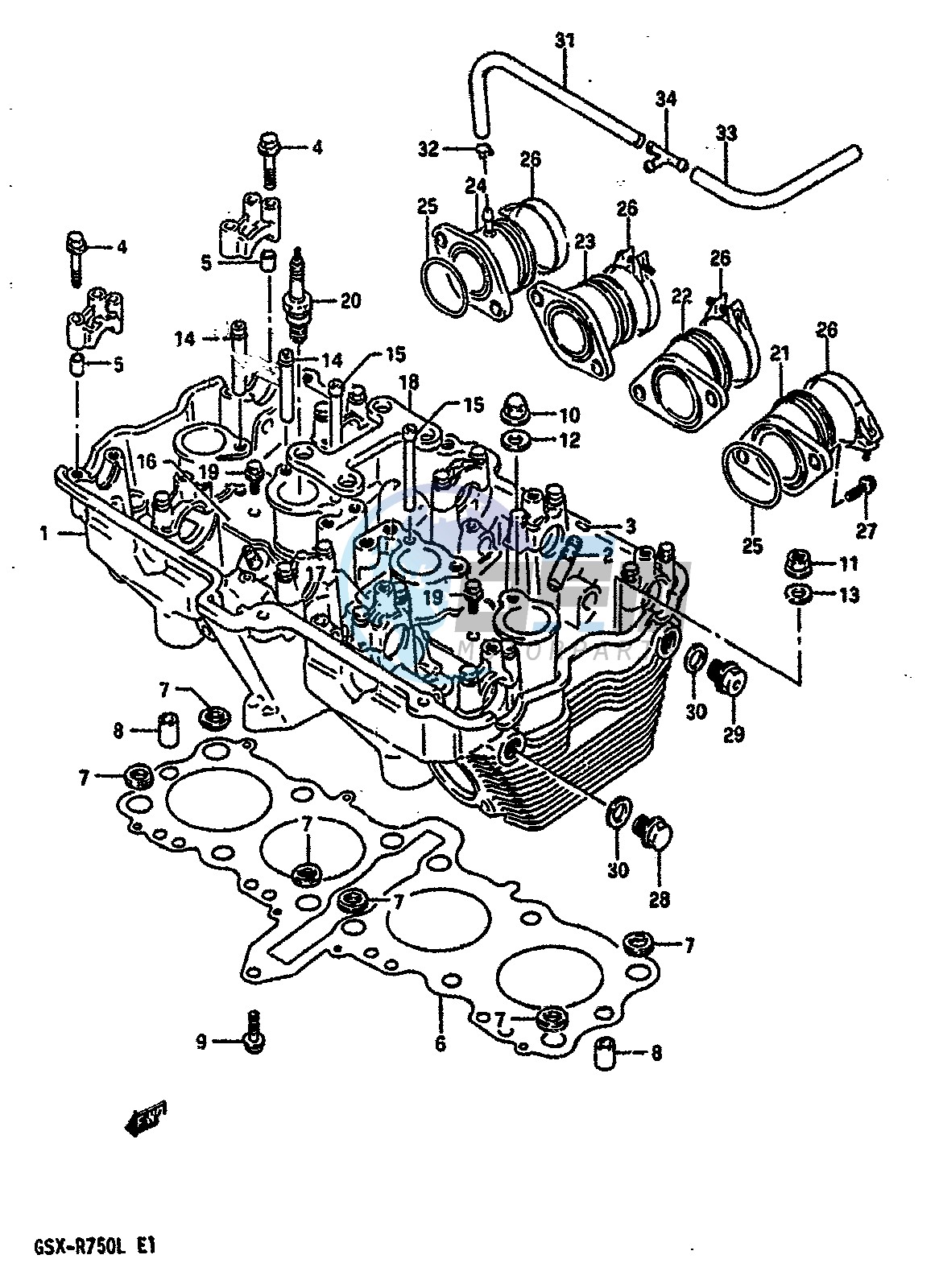 CYLINDER HEAD (MODEL L)