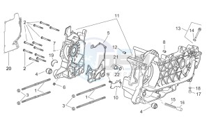 Atlantic 125-250 drawing Crankcase