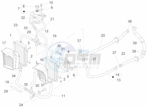 GTS 250 (EMEA, APAC) (AU, Eu, IL, J, Ri) drawing Cooling system