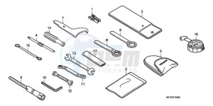 CBF1000AA UK - (E / MKH) drawing TOOLS