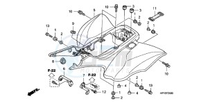 SH125DH UK - (E) drawing RIGHT CRANKCASE