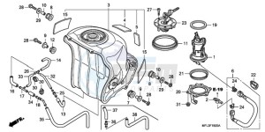 CBR1000RA9 U / ABS drawing FUEL TANK/FUEL PUMP