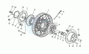 California III 1000 Iniezione Iniezione drawing F wh.,spokes 1991 (d-ch-a)