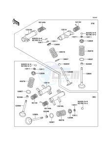 VN900 CLASSIC VN900BDF GB XX (EU ME A(FRICA) drawing Valve(s)