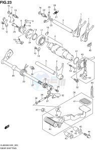 VL800 (E2) VOLUSIA drawing GEAR SHIFTING