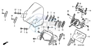 ST13009 UK - (E / MKH MME) drawing WIND SCREEN