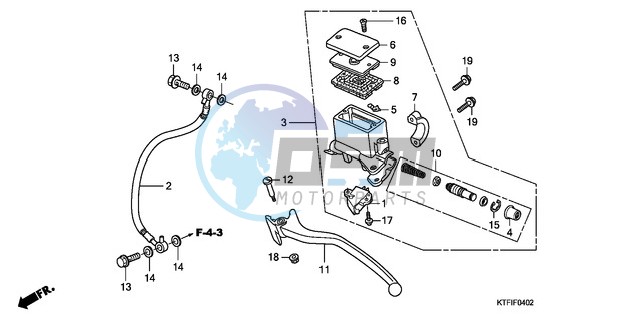 RR. BRAKE MASTER CYLINDER (SH1259/1509)