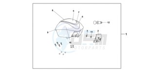 SH150D9 Europe Direct - (ED / KMH 2ED) drawing TOPBOX *NHA48M*