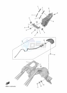 YZF690-U YZF-R7 (BJT1) drawing TAILLIGHT