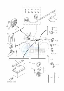 TRACER 7 MTT690 (B4T2) drawing ELECTRICAL 1