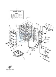 F60TLRH drawing CYLINDER--CRANKCASE-1