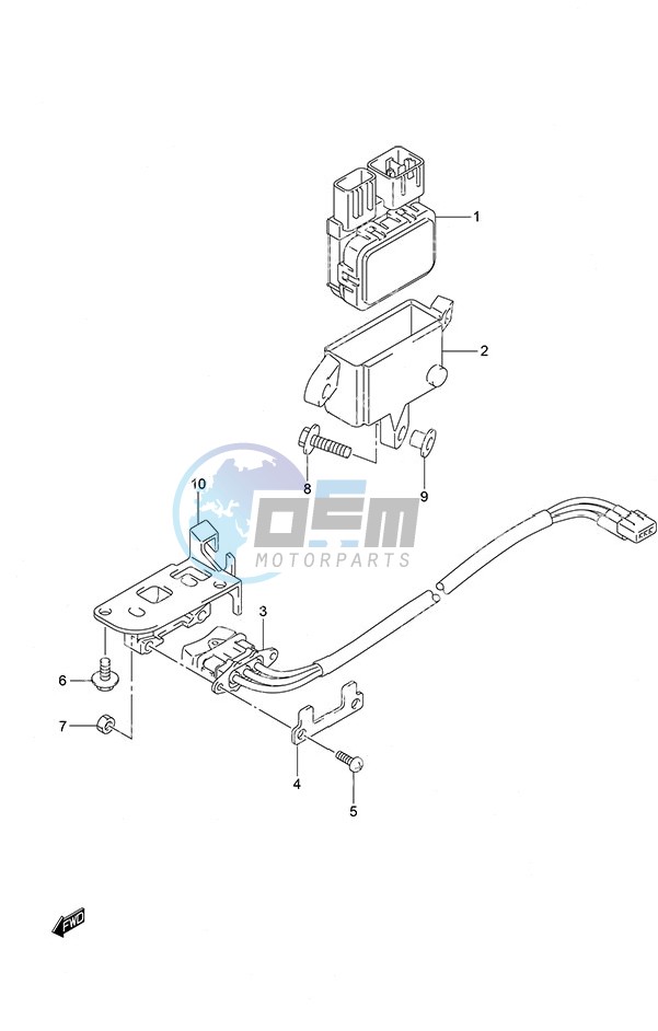 PTT Switch Tiller Handle w/Power Tilt