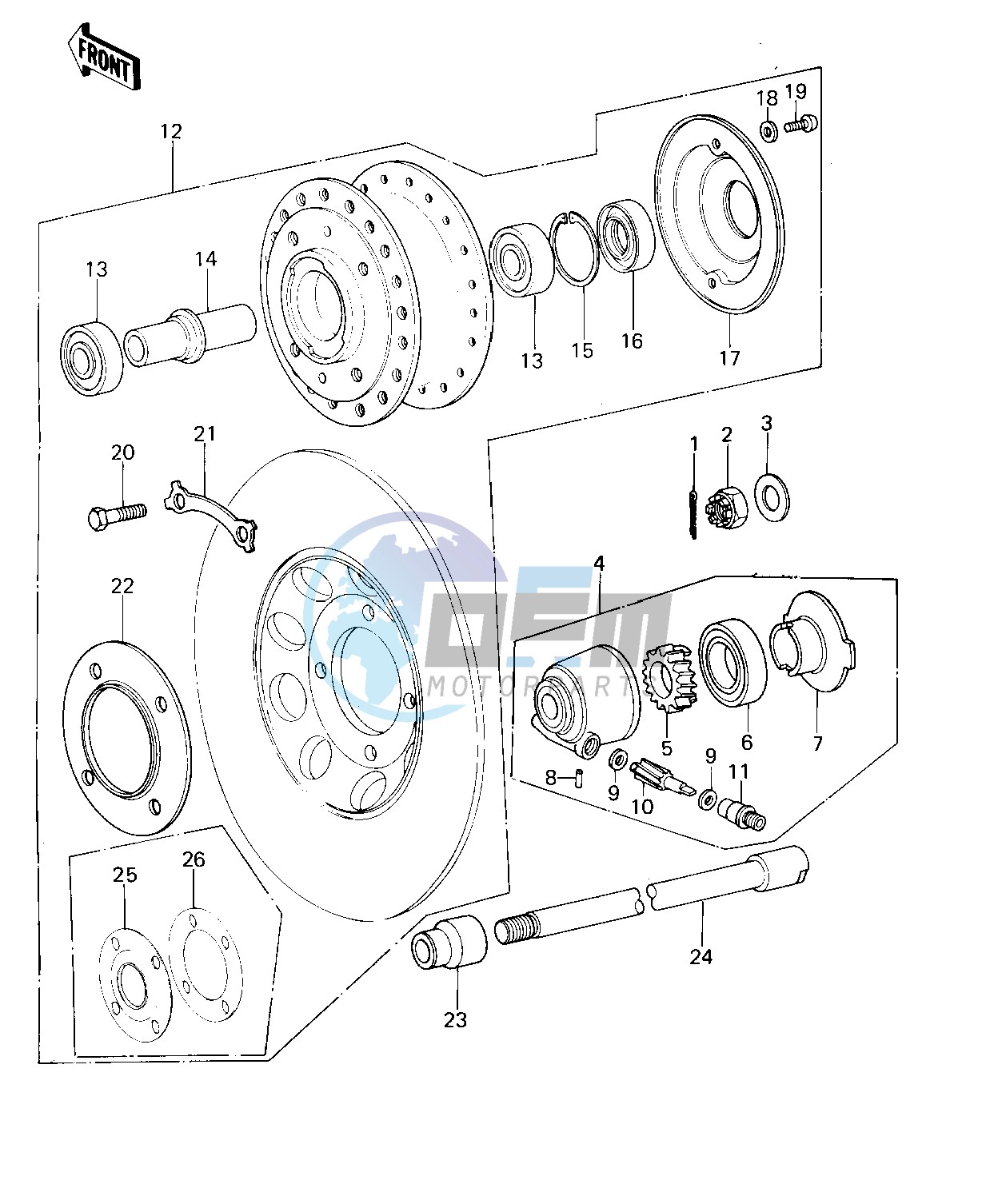 FRONT HUB