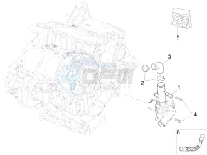 RSV4 1000 Racing Factory E4 ABS (EMEA, LATAM) drawing Water pump