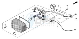 SK50M drawing TAILLIGHT