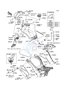 Z1000 ABS ZR1000EDF FR XX (EU ME A(FRICA) drawing Fuel Tank