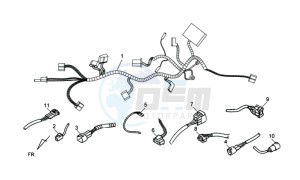 WOLF 250EFI drawing WIRING HARNASS