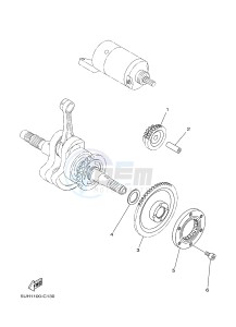 YFM350FWA GRIZZLY 350 4WD (1SG2) drawing STARTER CLUTCH