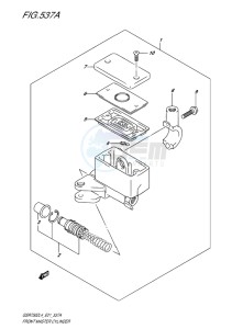 GSR750Z EU drawing FRONT MASTER CYLINDER