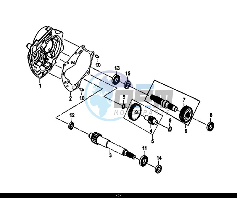 MISSION CASE - DRIVE SHAFT