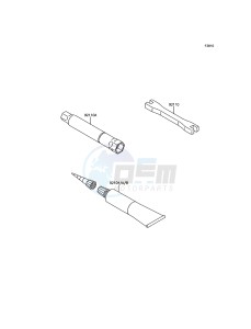 KX250F KX252AHF EU drawing Owner's Tools