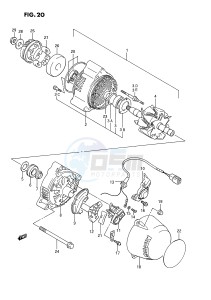 GSX1100 (E2) drawing ALTERNATOR