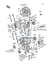 KE 100 B [KE100] (B11-B15) [KE100] drawing CRANKCASE