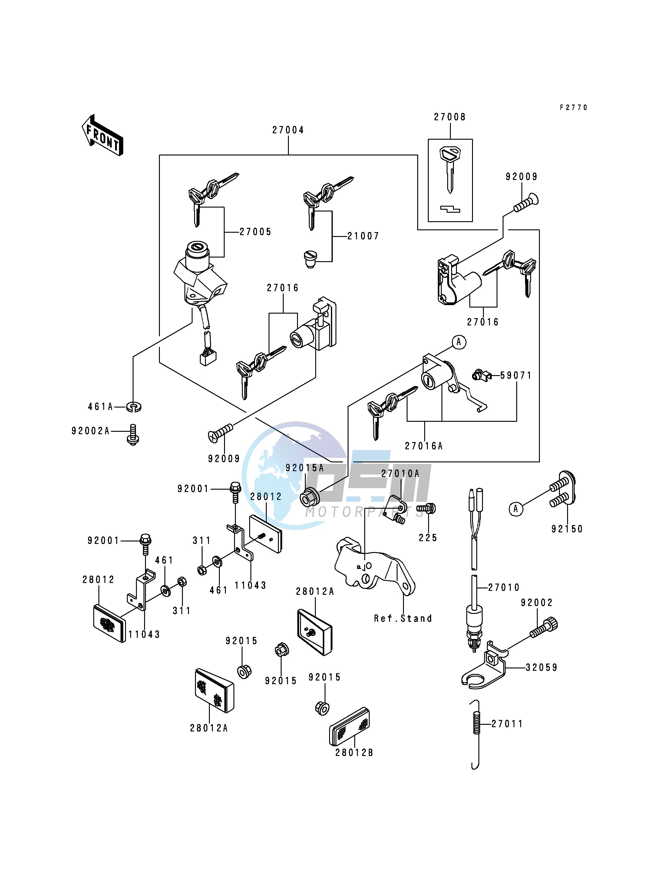 IGNITION SWITCH_LOCKS_REFLECTORS