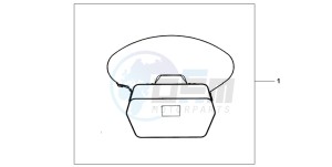 SH125R drawing TOP BOX INNERBAG