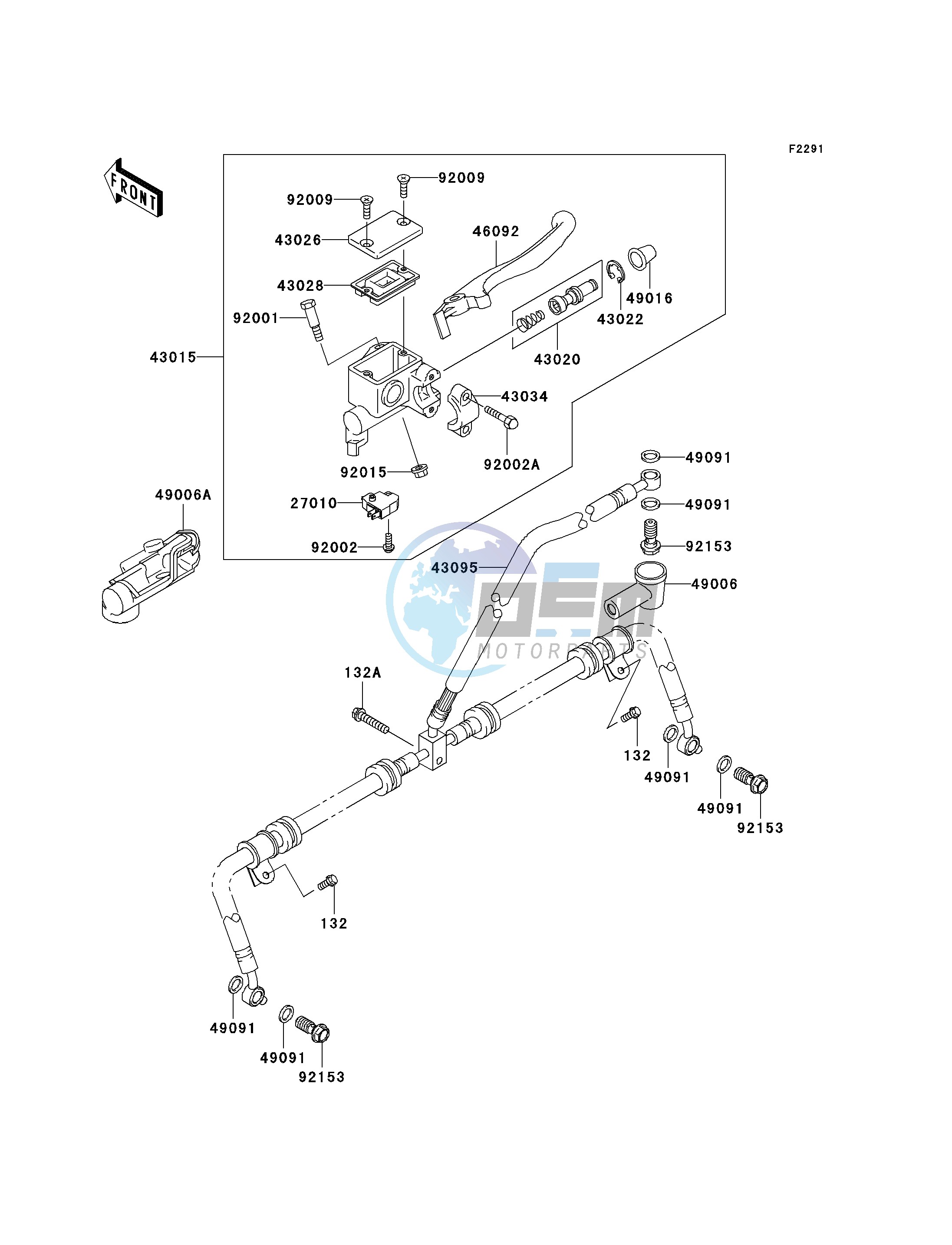 FRONT MASTER CYLINDER