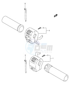 VL1500 (E2) drawing HANDLE SWITCH (MODEL W X Y K1 K2)