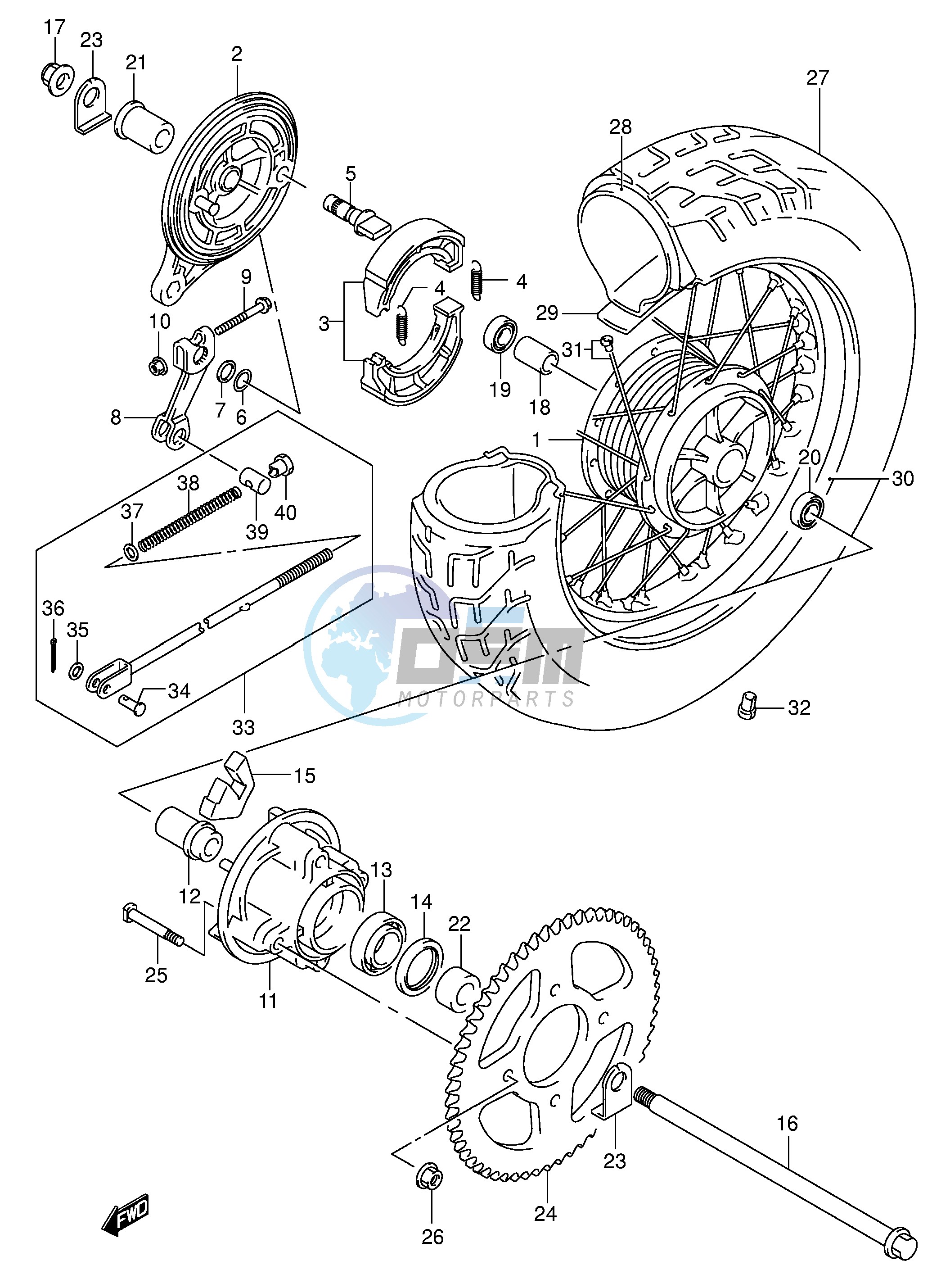 REAR WHEEL