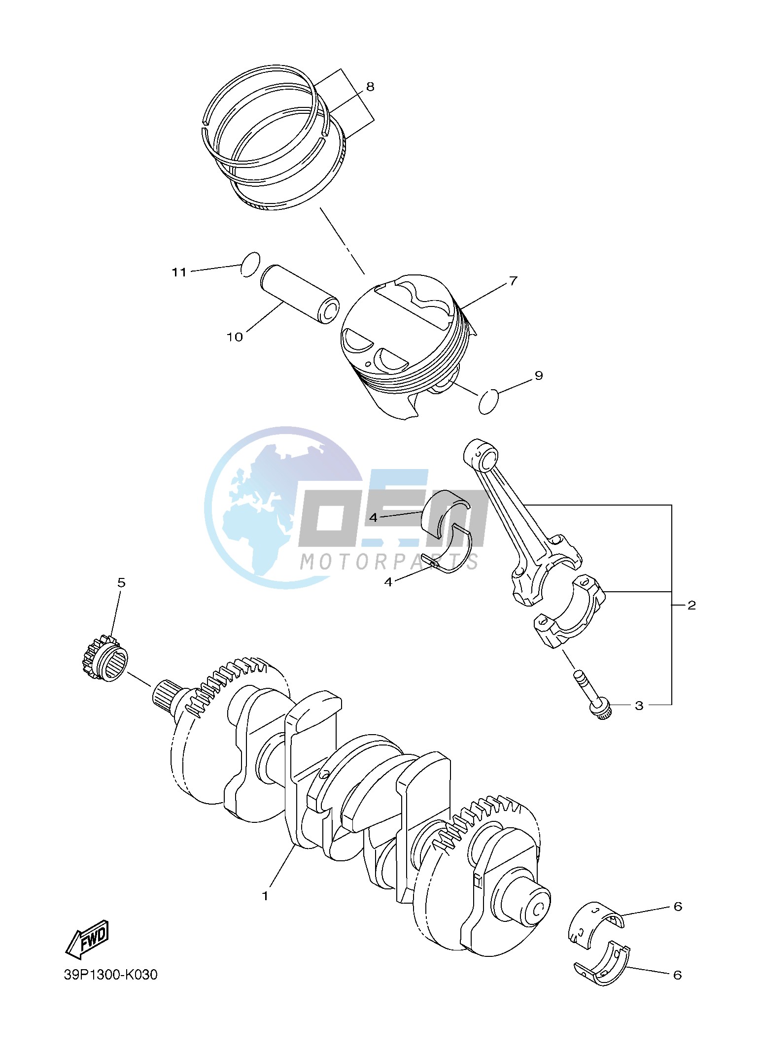 CRANKSHAFT & PISTON