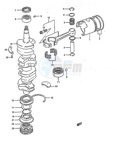 DT 140 drawing Crankshaft