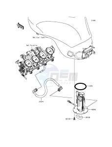 NINJA_ZX-6R ZX636EFFA FR GB XX (EU ME A(FRICA) drawing Fuel Pump