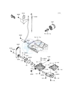 JET_SKI_ULTRA_LX JT1500KDF EU drawing Oil Pump