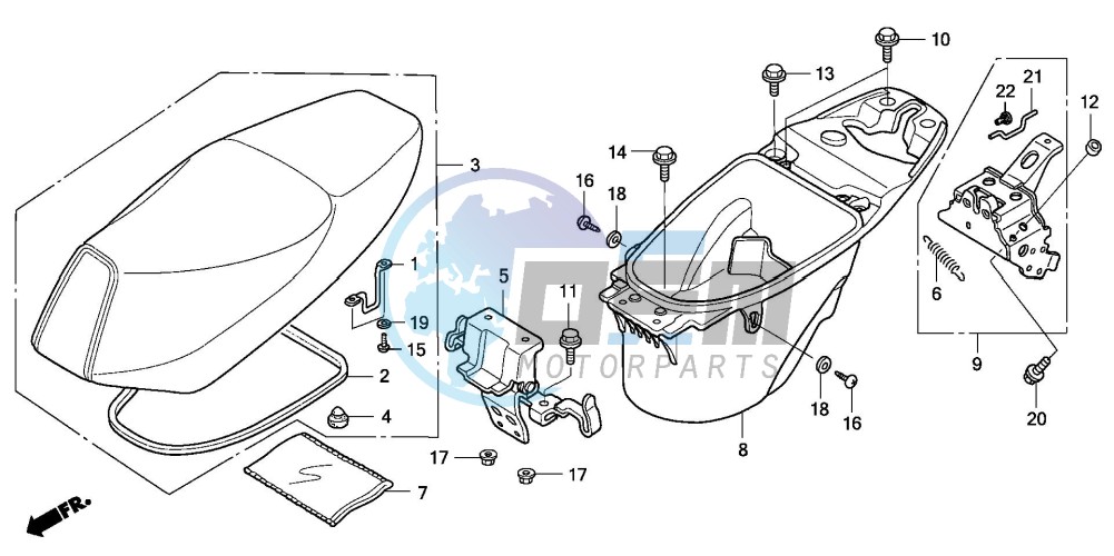 SEAT/LUGGAGE BOX