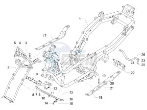 MP3 500 MAXI SPORT ABS (NAFTA) drawing Frame/bodywork