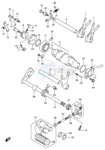 VL800 (E2) VOLUSIA drawing GEAR SHIFTING (MODEL K1 K2 K3 K4)