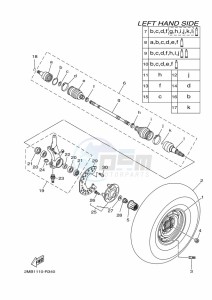 YXC700E YX70CPM (BHE2) drawing FRONT WHEEL