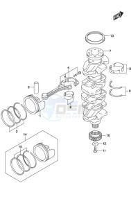 DF 150AP drawing Crankshaft