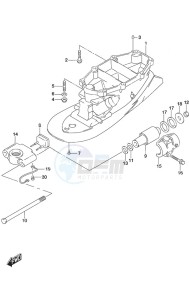 DF 250 drawing Drive Shaft Housing SS Model w/Transom (L)