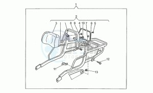 Nevada 750 Club Club drawing Luggage rack