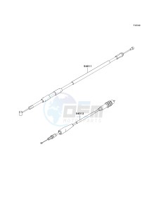 KX 250 R (R6F-R7F) R7F drawing CABLES