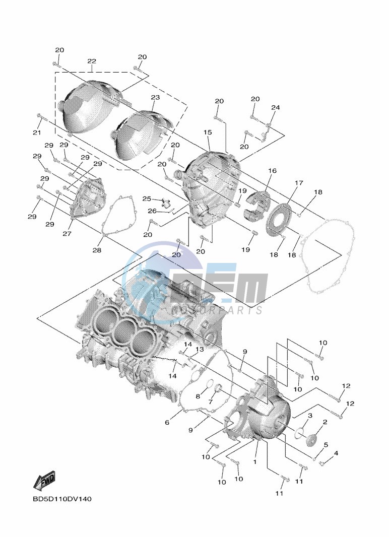 CRANKCASE COVER 1