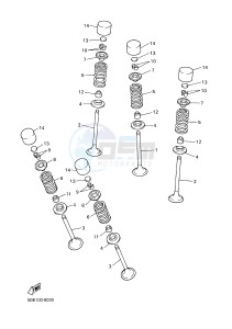 YFZ450 YFZ450D (1PD5 1PD6) drawing VALVE