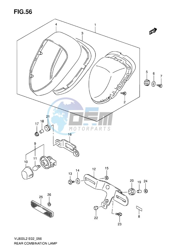 REAR COMBINATION LAMP